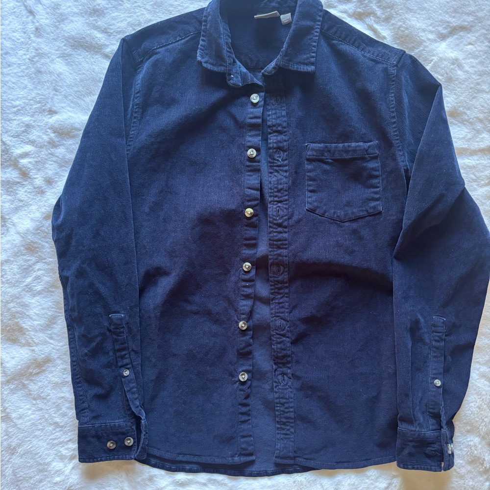 ASOS: Blue Corduroy Shirt